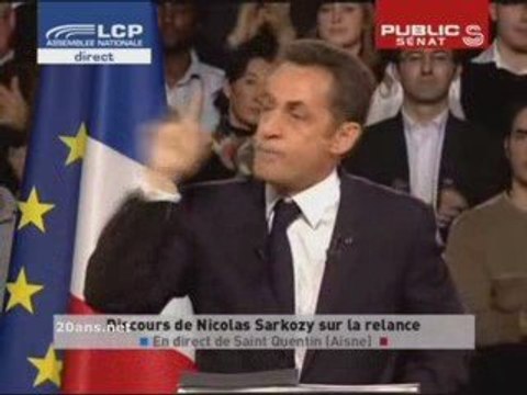 Discours Nicolas Sarkozy à Saint-Quentin