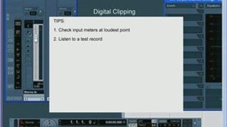 Recording mixing  mastering Digital Clipping