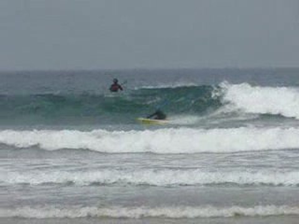 Wave ski àla Baie des  trépassées )