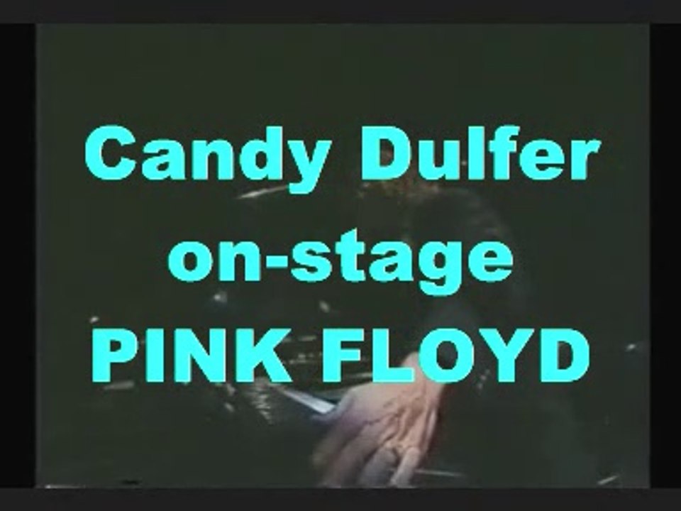 Pink Floyd and Candy Dulfer 1990 Video Dailymotion