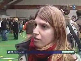 Mouvement étudiant sur France 3 (24 mars 2009)