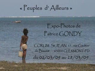 Vernissage de l'exposition "Peuples d'ailleurs" - P. Gondy