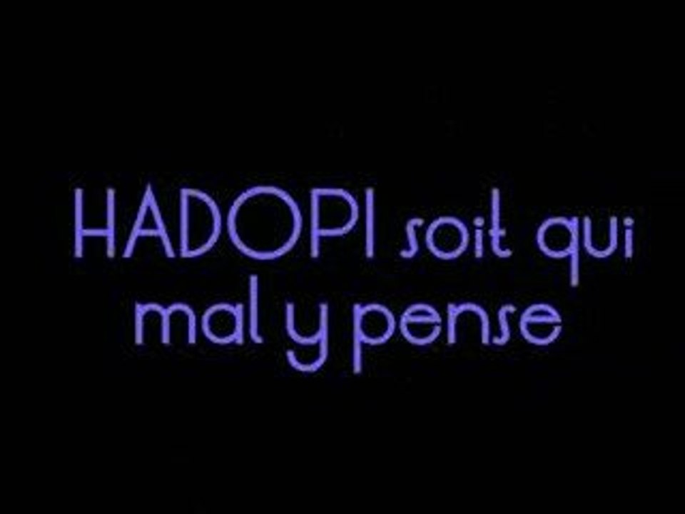 HADOPI soit… épisode #001