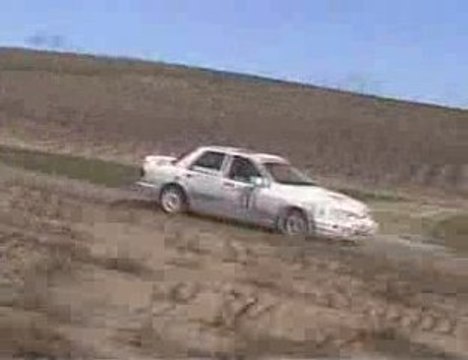 Chicane vignes ES2 rallye des vignes 2009