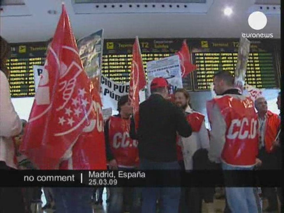 Grèce dans les aéroports en Espagne