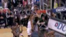 NBA Nick Young drives the baseline for the reverse facial on