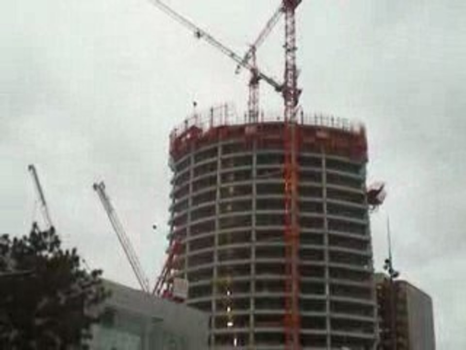 Lyon Part-Dieu: Construction de la tour Oxygène