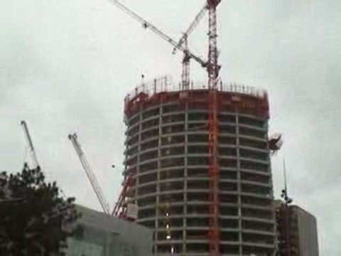 Lyon Part-Dieu: Construction de la tour Oxygène