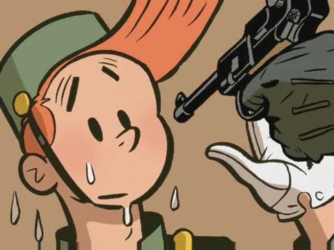 Le groom vert-de-gris