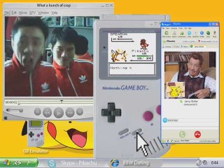 Skyping With The Stars: Jerry Stiller and Pikachu