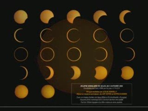 Eclipse de Soleil 3 octobre 2005 - Laurent Courier Cap Astro