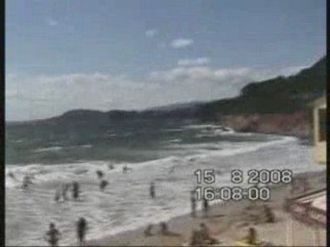 Le Pradet 15-08-2008 (Var) Mistral-La plage de la Garonne