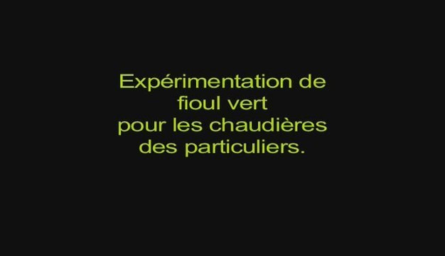 Fioul vert pour les chaudières des particuliers