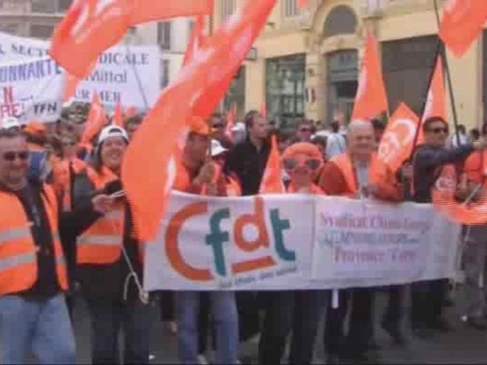 Manifestation CFDT Marseille 19 mars 2009