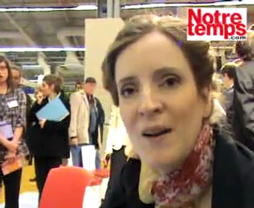Interview de Nathalie Kosciusko-Morizet au Salon des Seniors