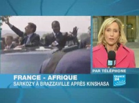 France - Afrique: Sarkozy à Brazzaville après Kinshasa