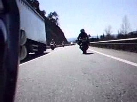 balade en GSXR750k7 en espagne avec mon cousin