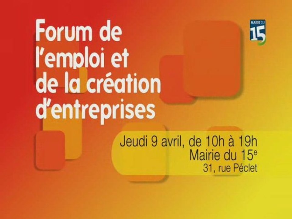 Spot Forum de l'emploi et de la création d'entreprises