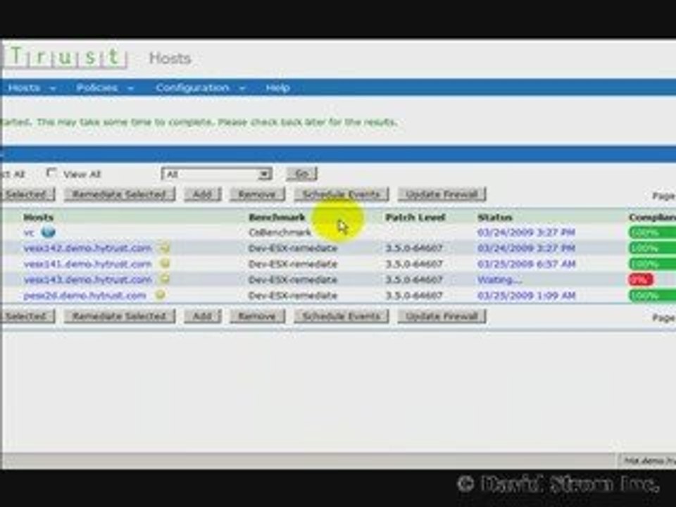 Managing your VMware ESX infrastructure with the HyTrust App