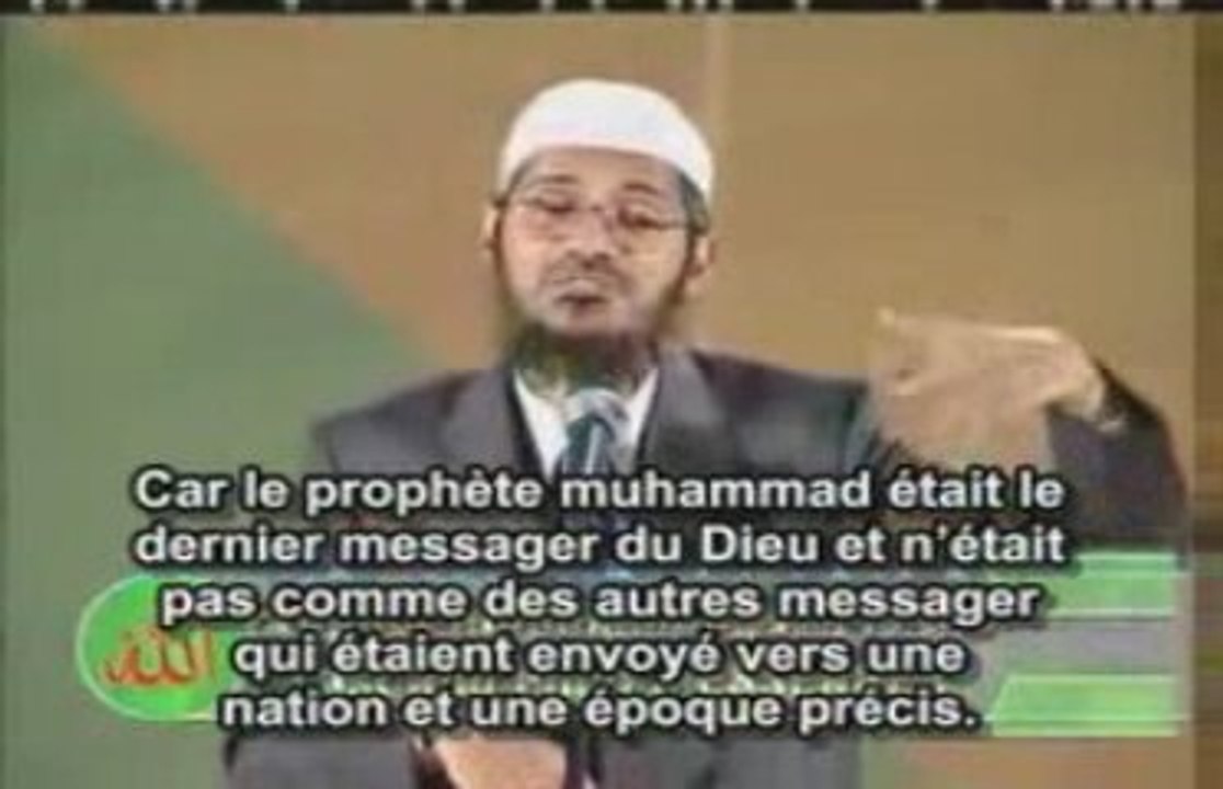 Zakir l'islam existe avant le christianisme