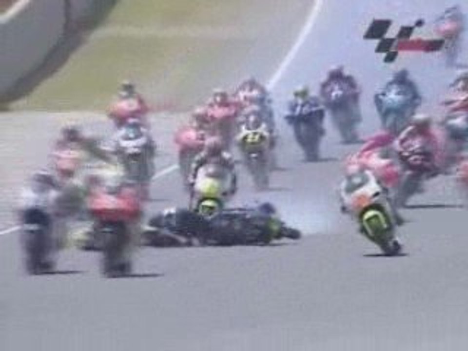 Compilations Crash motos GP