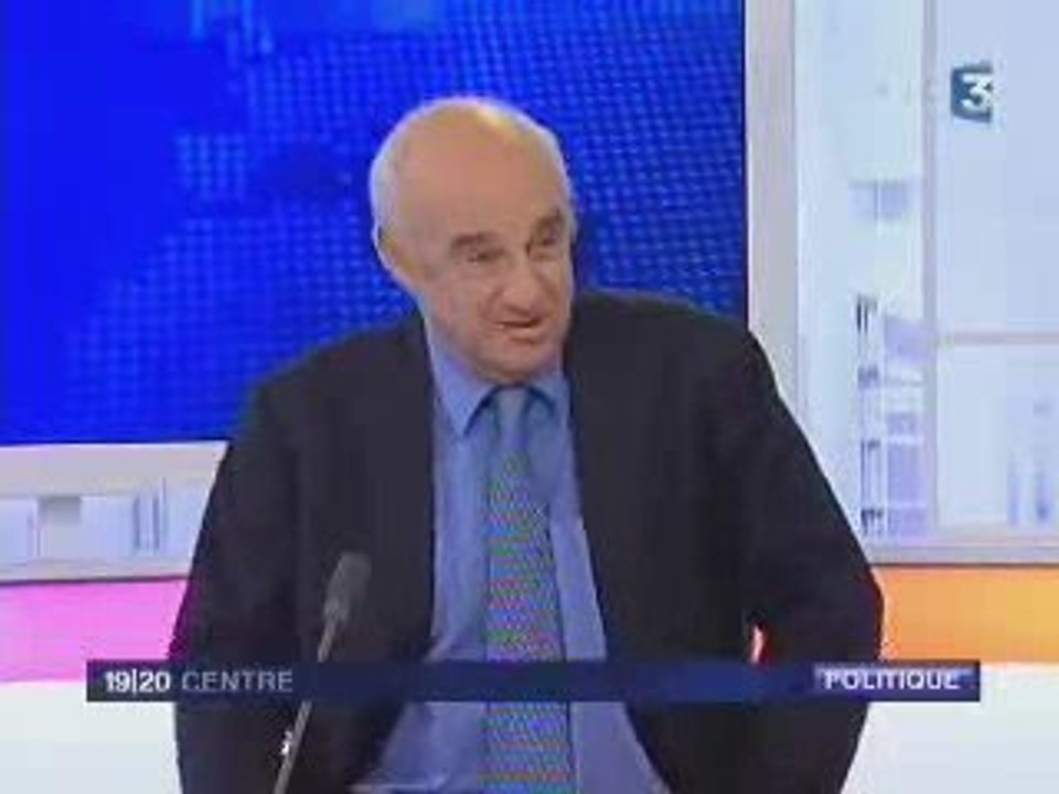 Henri Weber sur France 3 Centre le 25 mars 2009