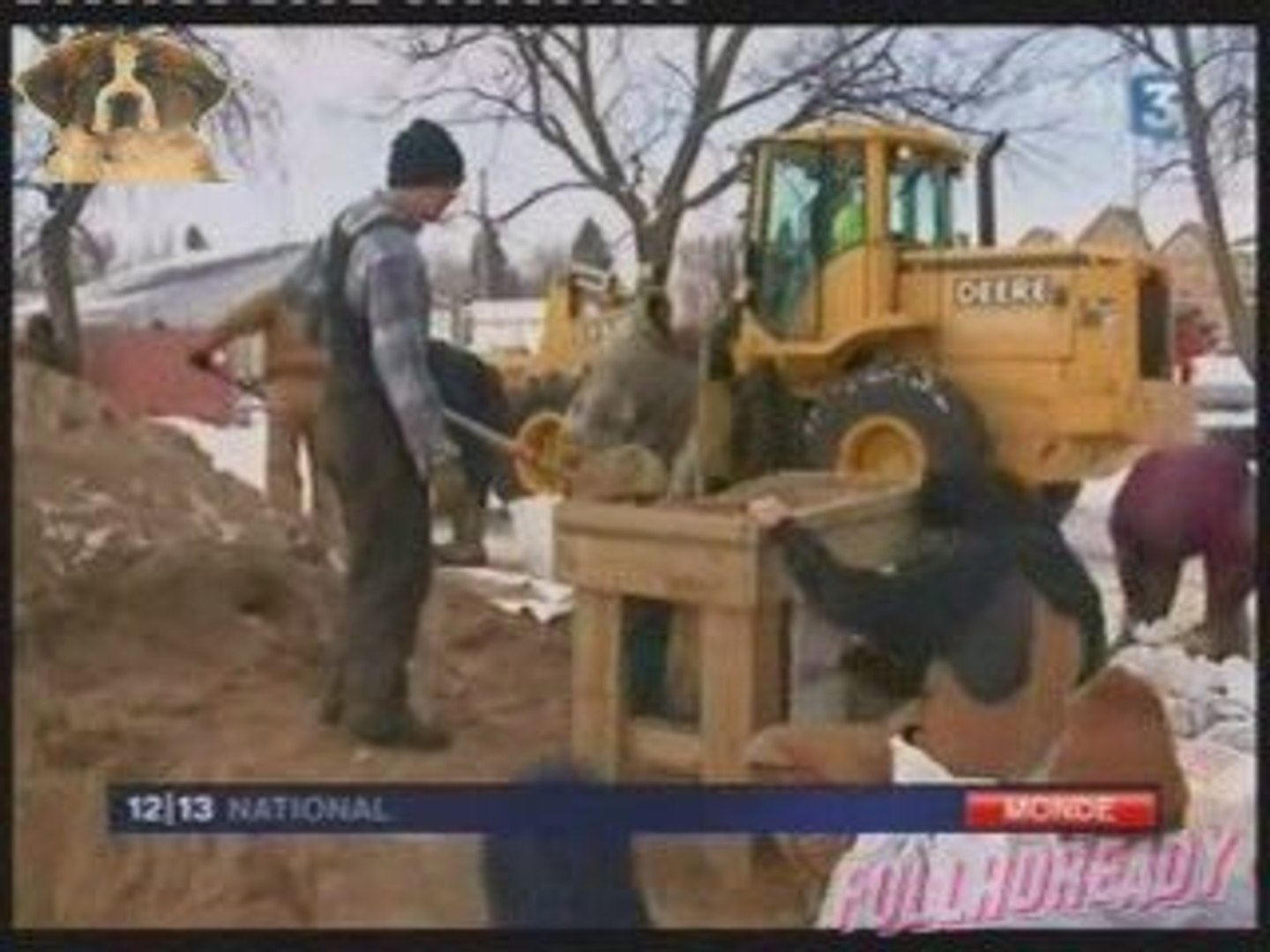 Inondation record au Nord Usa [news] Fr3 280309