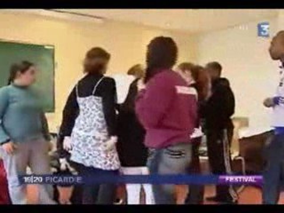 SeriaL Crieur sur France 3 Nord Picardie "Ateliers slam"