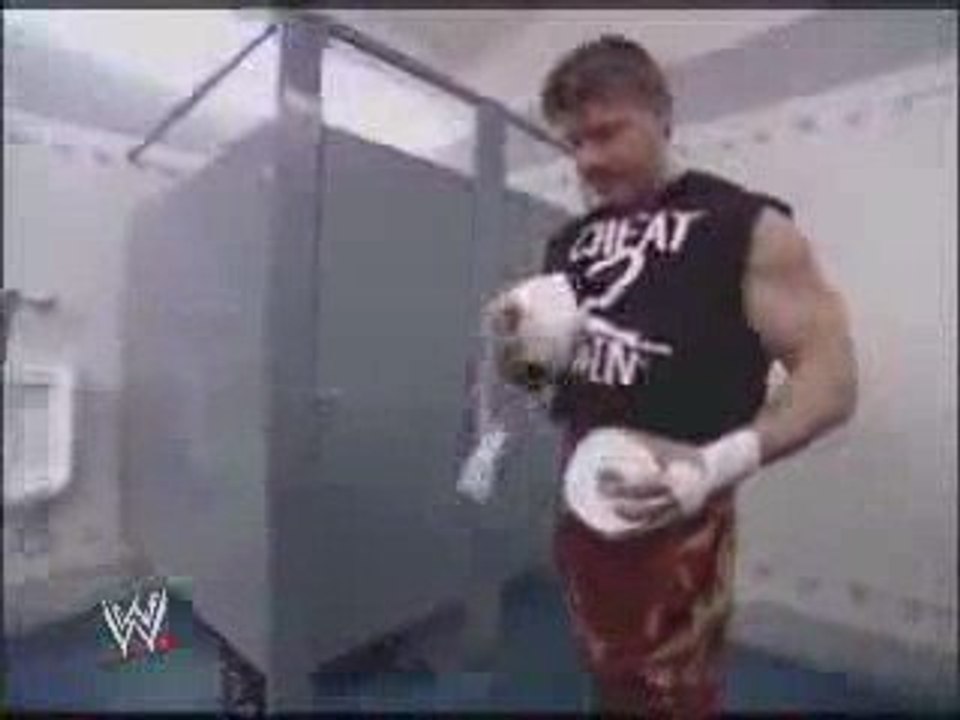 Big Show and Eddie Guerrero in the toilet
