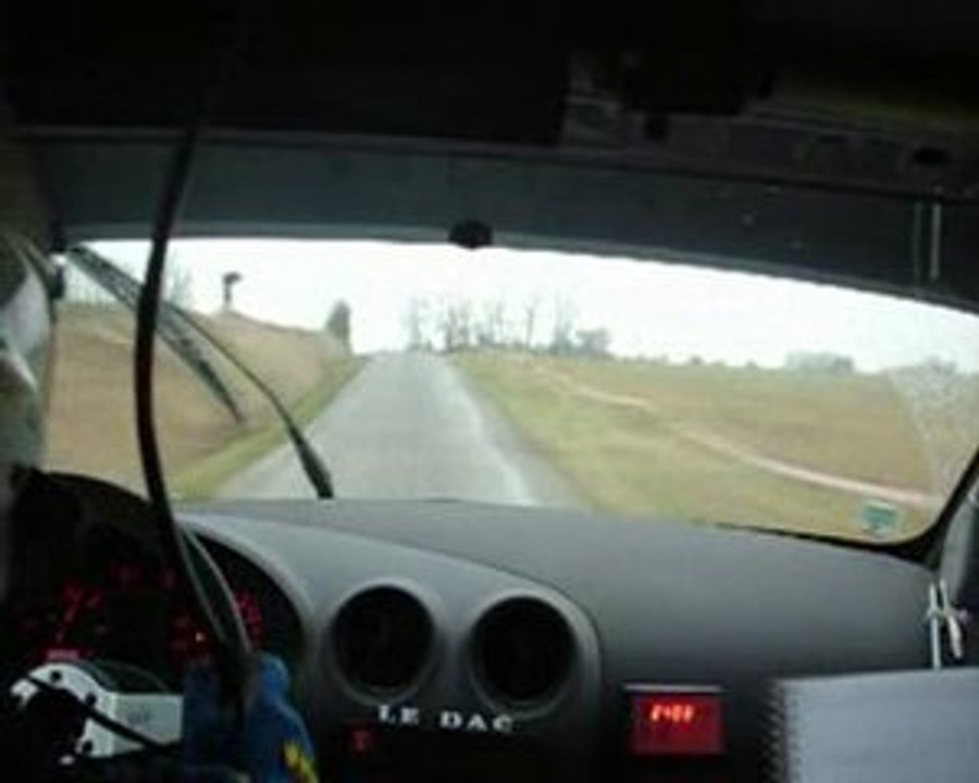 rallye des thermes 2009 camera embarquer seat ibiza TDI