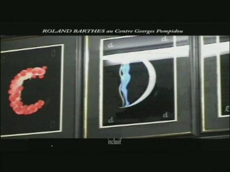 EXPO BARTHES A BEAUBOURG - 2002 - 2/3