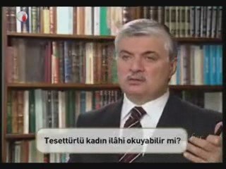 Kadının ilahi okuması sesi