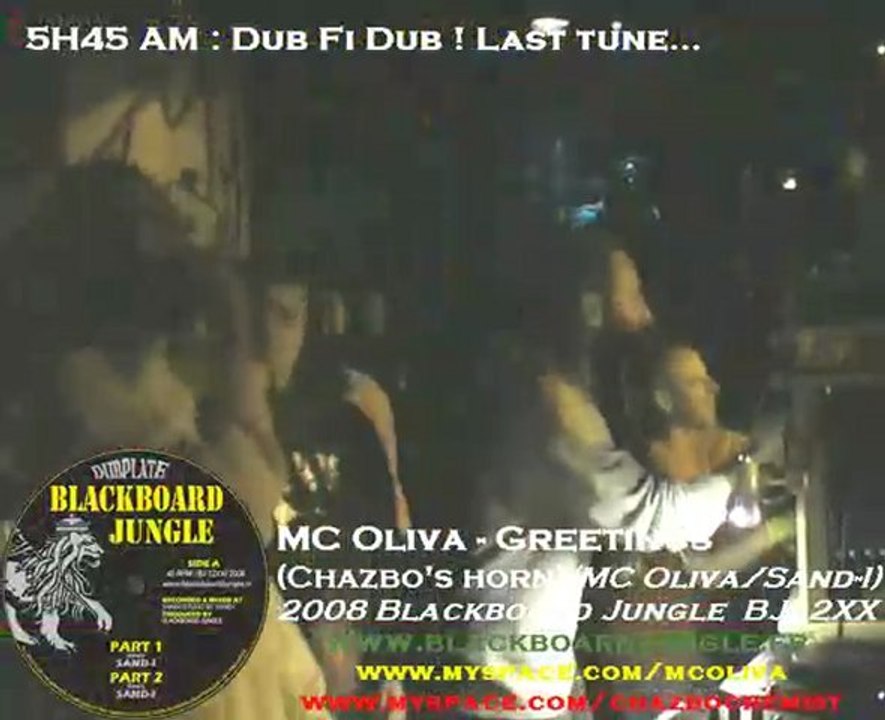 Blackboard Jungle : MC Oliva Charlie P Kenny Knots Chazbo