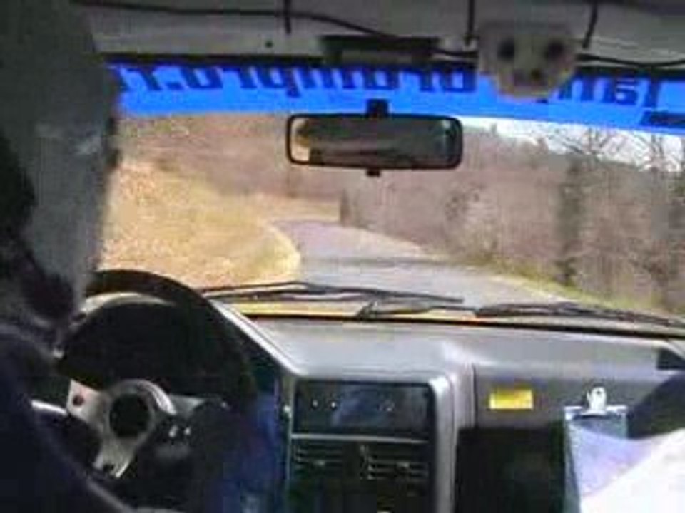 Rallye des vignes 2009 BRUCHON es1