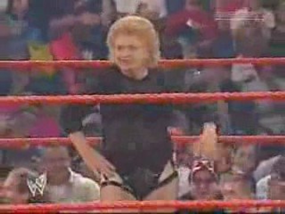 WWE Eric Bischoff gets some pie !