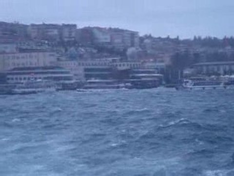 Les eaux agitées du Bosphore