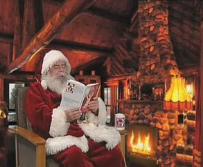 The Easter Bunny and Santa