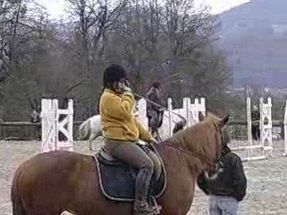 Saphir & moi pour notre 1ere  COMPET