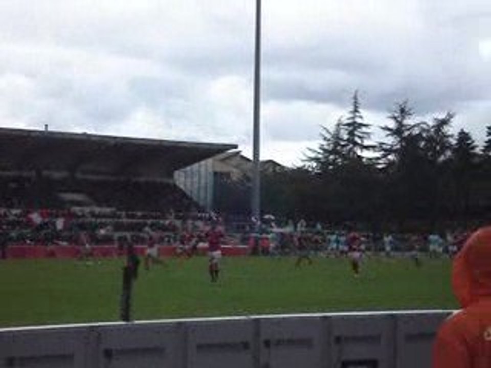 Pénalité de Antoine Vignau Tuquet pour DAX contre PERPIGNAN