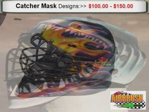 Airbrushing Batting Helmets (Free Softball Tournament Bra...