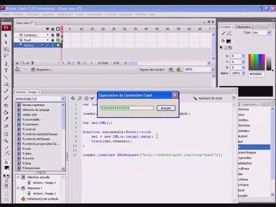 Tutoriel Flash AS3 Flux RSS