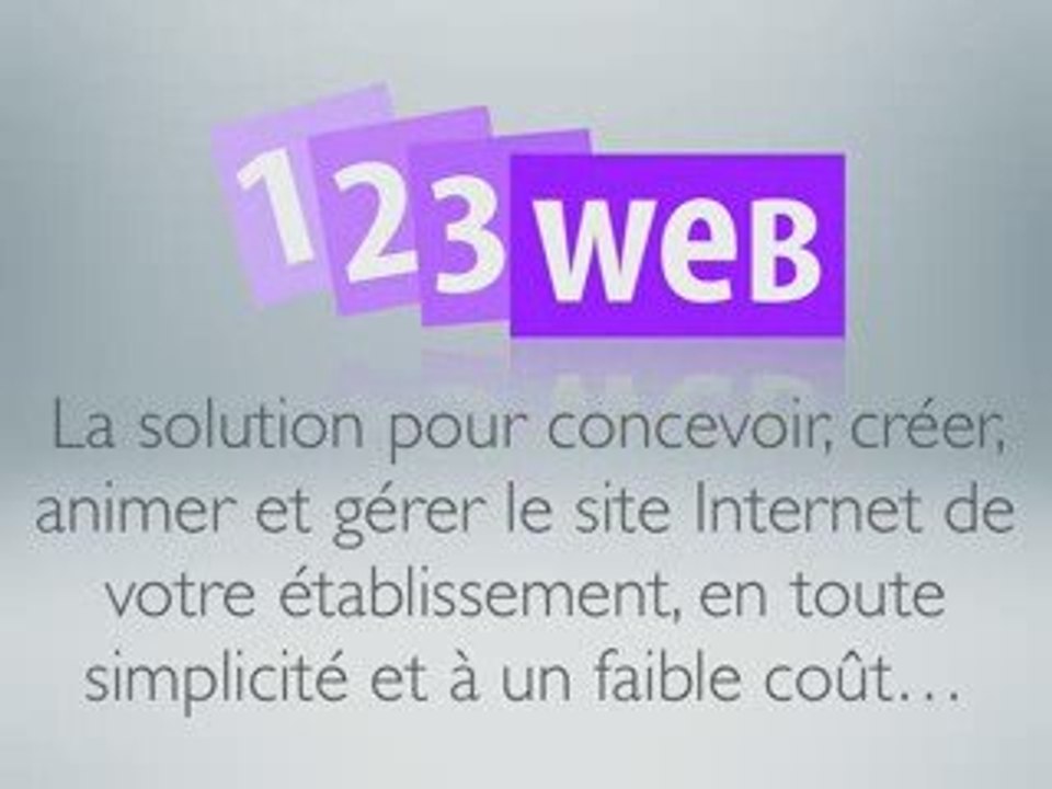 Présentation Internet de 123Web 1.2
