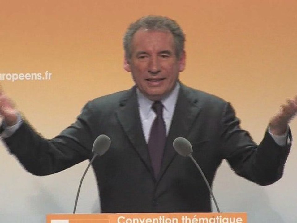 François Bayrou : Convention thématique 29 Mars 4eme partie