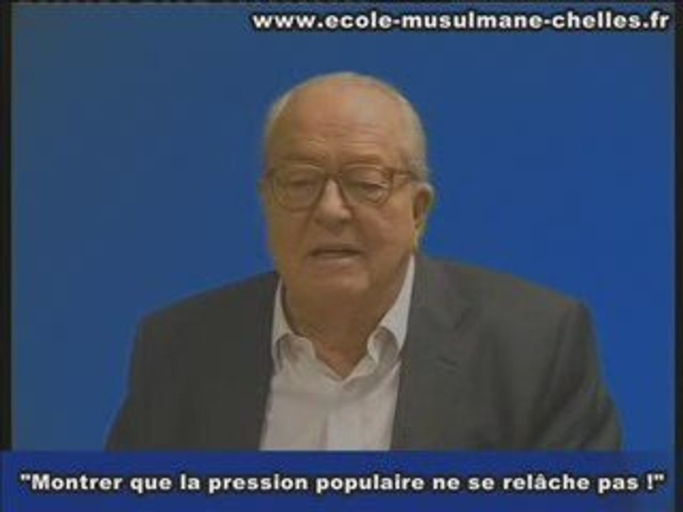 Conseil Municipal envahi à Chelles : J.-M. LE PEN approuve