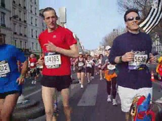 Marathon de Paris 2009 avec super mario  et s p vélo 4 è par
