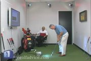 Dave Stockton putting at the TaylorMade Golf