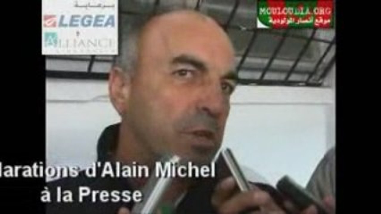 DECLARATIONS ALAIN MICHEL APRES LE MATCH MCA 1-0 CABBA