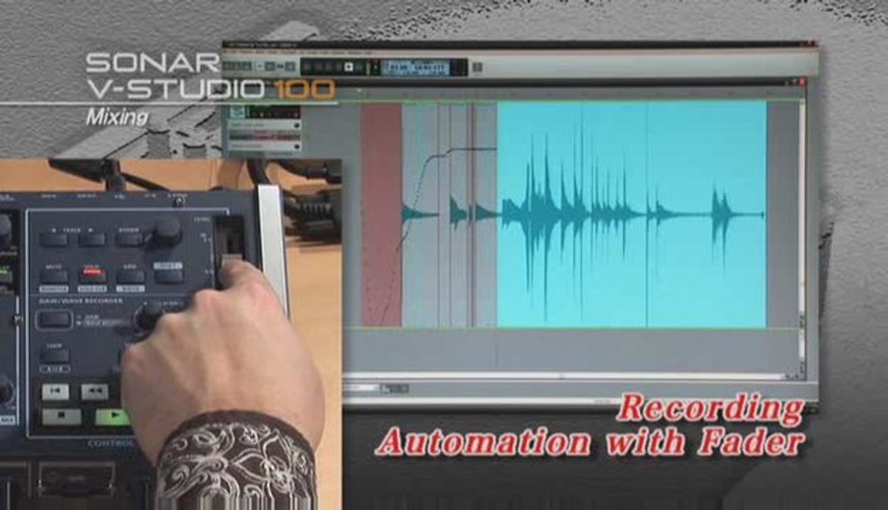 Mix On Your Computer Without A Mouse With SONAR V-Studio 100