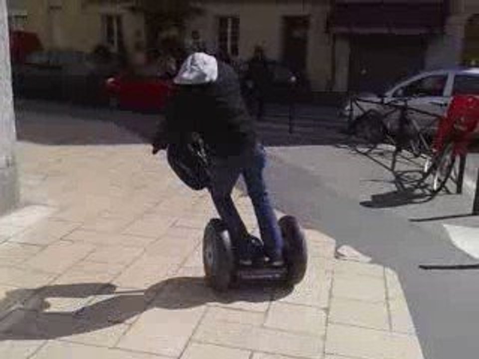 Dérapage contrôlé sur un gyropode Segway