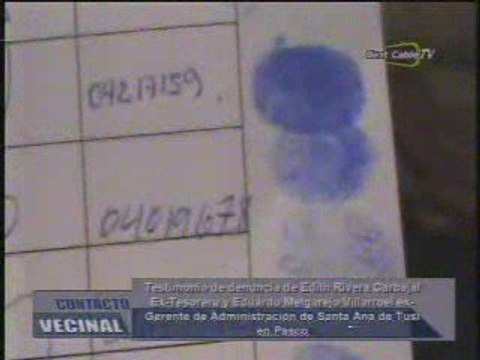 Trabajadores ficticios en Municipalidad de Santa Ana de Tusi